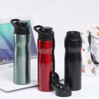 Single wall stainless steel bottle