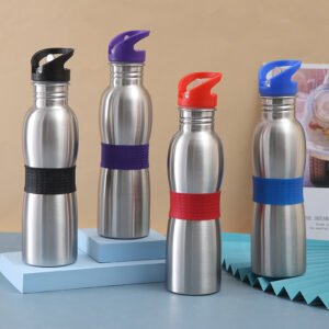 Single wall stainless steel bottle