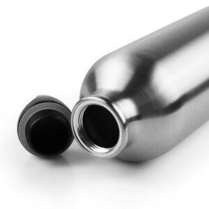 Single wall stainless steel bottle