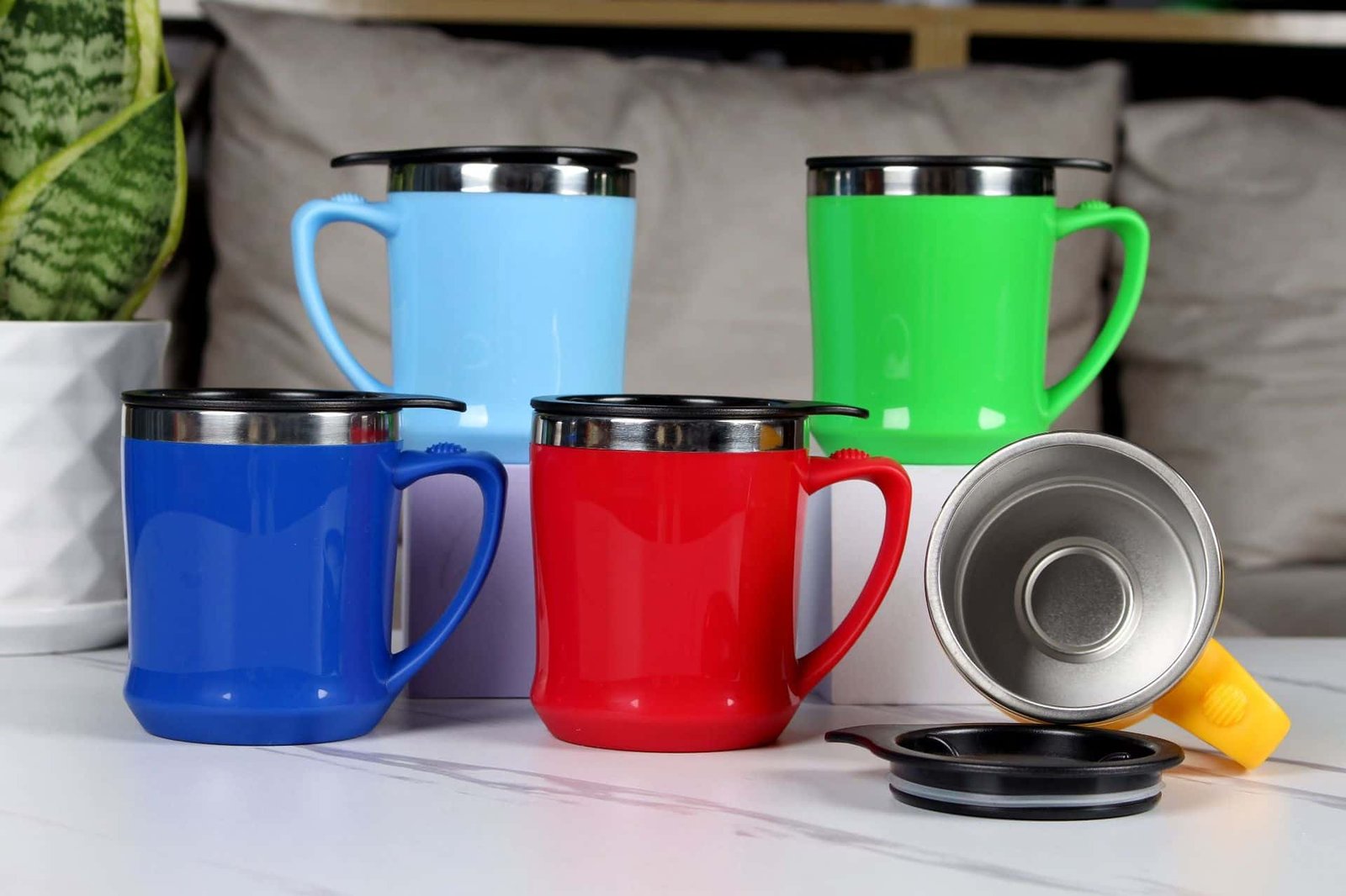 TL-1033 Double wall stainless steel office coffee cup