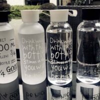 plastic water bottle