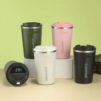 Intelligent 304 stainless steel coffee thermos cup